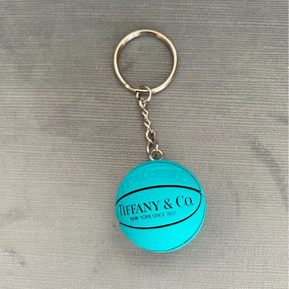 Spalding Tiffany and Co. inspired luxury basketball bag charm